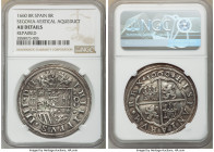 Philip IV 8 Reales 1660 (Aqueduct)-BR AU Details (Repaired) NGC, Segovia mint, KM76, Dav-4408. 

HID09801242017

© 2020 Heritage Auctions | All Ri...