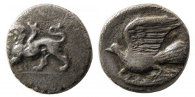 SIKYONIA, Sikyon. Circa 320-280 BC. AR Hemidrachm.
