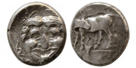 MYSIA, Parion. Ca. 400 BC. AR Hemidrachm.