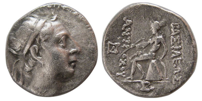 SELEUKID KINGS. Antiochus III. 223-187 BC. AR Drachm (4.08 gm; 16 mm). Antioch, ...