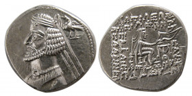 KINGS of PARTHIA. Phraates IV 38/7-2 BC. AR Drachm.