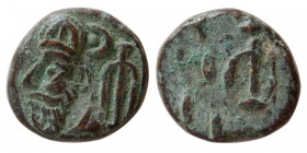 KINGS of ELYMIAS. Orodes III. 2nd century AD. Æ Dichalkon.