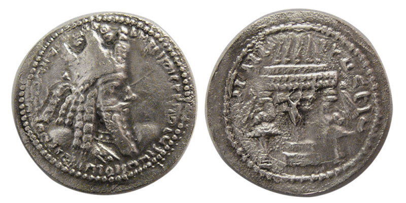 SASANIAN KINGS. Ardashir I. AD. 223/4-240. AR Obol (0.72 gm; 15 mm). Coronation ...