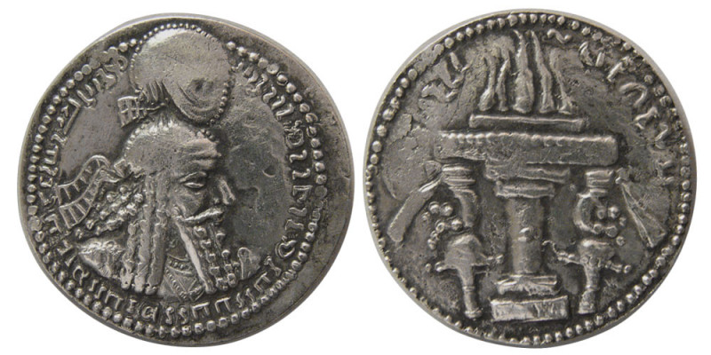 SASANIAN KINGS. Ardashir I. AD. 223/4-240. AR Drachm (4.00 gm; 25 mm). Mint C ("...
