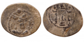 SASANIAN KINGS. Peruz. AD. 457-484. PB (Lead) Unit . Extremely rare.
