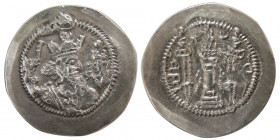 SASANIAN KINGS. Zamasp. AD. 497-499. Silver Drachm.  MI (Meshan) mint, year 2. Scarce!