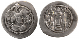 SASANIAN KINGS. Zamasp. AD. 497-499. Silver Drachm. AI (Airan-Susa) mint, year 2.