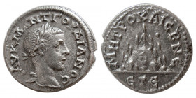 CAPPADOCIA, Caesarea. Gordian III. 238-244 AD. AR Drachm. Year 5.