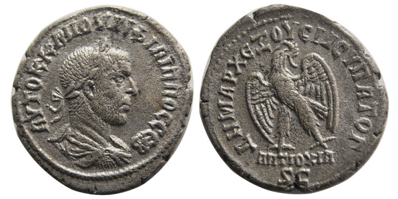 SYRIA. Seleucis and Pieria. Philip I. AD. 244-249. Billon Tetradrachm (12.72 gm;...