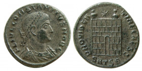 ROMAN EMPIRE. Constantius II, as Caesar. AD. 324-327. Æ Nummus