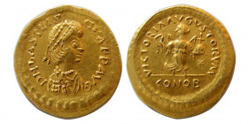 BYZANTINE EMPIRE. Basiliscus. 475-476 AD. AV Tremissis