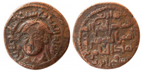 ZENGIDS of Al-JAZIRA (Upper Mesopotamia). Sanjar Shah. Yr 584. Æ Unit.