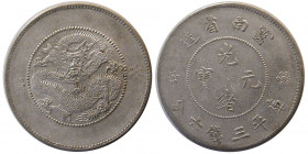 CHINA, Yunnan Province. ND (1920-1922). AR 1 dollar.
