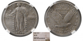 UNITED STATES. 1930. 25 Cents. NGC-AU 50.
