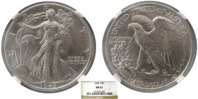UNITED STATES. 1943. Half Dollar. NGC-MS 62.