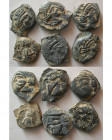 Group Lot of 6 Parthian Bronzes.