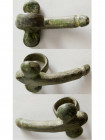 ROMAN EMPIRE. Circa 3rd Century AD. Bronze Phallic Pendent.