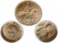 SASANIAN EMPIRE CLAY SEALS; Spahbed Bullae.