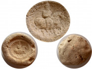 SASANIAN EMPIRE CLAY SEALS; Spahbed Bullae. Extremely Rare.