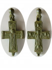 BYZANTINE EMPIRE. Circa 8th-10th. Century AD. Bronze Cross.