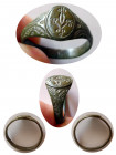 BYZANTINE EMPIRE. Circa 8th-10th. Century AD. Bronze Seal Ring.