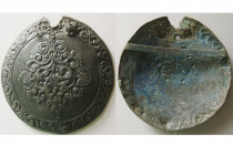 LATE BYZANTINE, Ca. 10th.-11th. Century AD. Bronze Pendent.