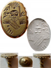 ISLAMIC ANTIQUE SEALS. Royal Brass Seal. Qajar Period.