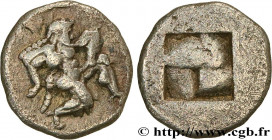 THRACE - THRACIAN ISLANDS - THASOS
Type : Dixième de statère ou trihemiobole 
Date : c. 480 AC. 
Mint name / Town : Thasos, Thrace 
Metal : silver 
Di...