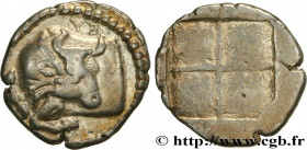 MACEDONIA - AKANTHOS
Type : Tetrobole 
Date : c. 430-390 AC. 
Mint name / Town : Acanthe, Macédoine 
Metal : silver 
Diameter : 14,5  mm
Weight : 2,34...