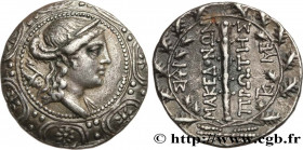 MACEDONIA - AMPHIPOLIS
Type : Tétradrachme stéphanophore 
Date : c. 150 AC. 
Mint name / Town : Amphipolis, Macédoine 
Metal : silver 
Diameter : 30  ...