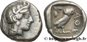 ATTICA - ATHENS
Type : Drachme 
Date : c. 454-404 AC. 
Mint name / Town : Athènes, Attique 
Metal : silver 
Diameter : 15  mm
Orientation dies : 9  h....
