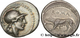 SATRIENA
Type : Denier 
Date : 77 AC. 
Mint name / Town : Rome 
Metal : silver 
Millesimal fineness : 950  ‰
Diameter : 18,5  mm
Orientation dies : 6 ...