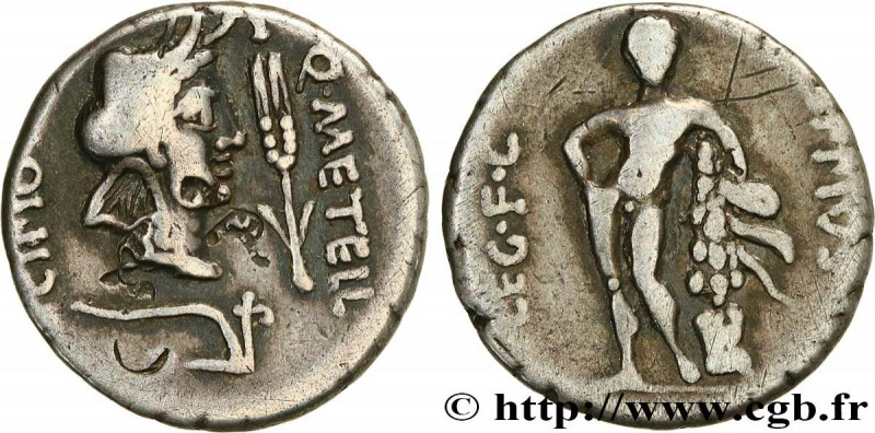 SCIPIO
Type : Denier 
Date : 47-46 AC. 
Mint name / Town : Afrique 
Metal : silv...