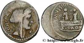 MUSSIDIA
Type : Denier 
Date : 42 AC. 
Mint name / Town : Rome 
Metal : silver 
Millesimal fineness : 950  ‰
Diameter : 18  mm
Orientation dies : 3  h...