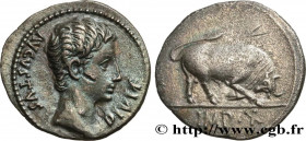 AUGUSTUS
Type : Denier 
Date : 15 AC. 
Mint name / Town : Lyon  
Metal : silver 
Millesimal fineness : 950  ‰
Diameter : 19,5  mm
Orientation dies : 6...