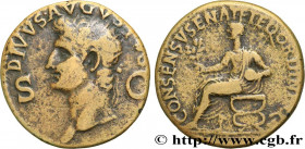 AUGUSTUS
Type : Dupondius 
Date : 37-41 
Mint name / Town : Rome 
Metal : copper 
Diameter : 27,5  mm
Orientation dies : 6  h.
Weight : 10,25  g.
Rari...