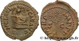 NERO
Type : Quadrans 
Date : 64 
Mint name / Town : Rome 
Metal : copper 
Diameter : 16,5  mm
Orientation dies : 6  h.
Weight : 1,88  g.
Rarity : R1 
...