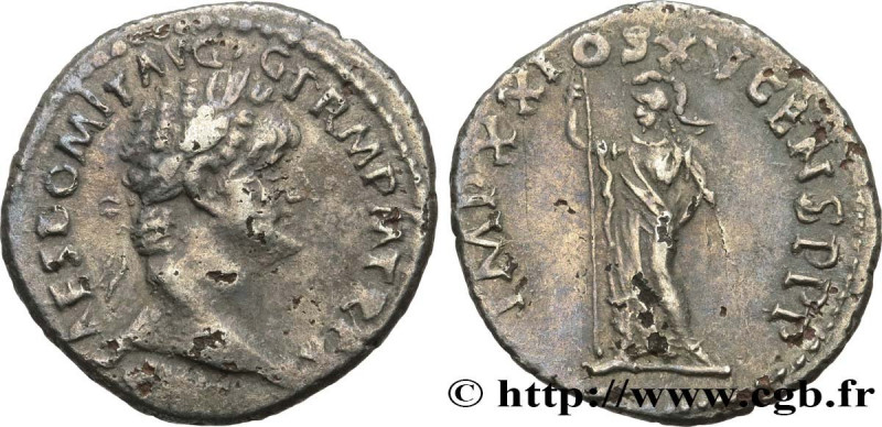 DOMITIANUS
Type : Denier 
Date : 14 septembre 90 - 13 septembre 91 
Date : 90-91...