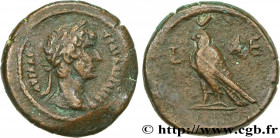 HADRIAN
Type : Obole 
Date : an 10 
Mint name / Town : Alexandrie, Égypte 
Metal : copper 
Diameter : 18  mm
Orientation dies : 12  h.
Weight : 4,75  ...