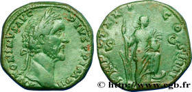 ANTONINUS PIUS
Type : Sesterce 
Date : 157-158 
Mint name / Town : Rome 
Metal : copper 
Diameter : 29,5  mm
Orientation dies : 12  h.
Weight : 27,30 ...