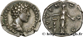MARCUS AURELIUS
Type : Denier 
Date : 143 
Mint name / Town : Rome 
Metal : silver 
Millesimal fineness : 850  ‰
Diameter : 17,5  mm
Orientation dies ...