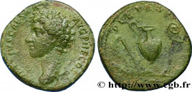 MARCUS AURELIUS
Type : Sesterce 
Date : 142 
Mint name / Town : Rome 
Metal : bronze 
Diameter : 32  mm
Orientation dies : 12  h.
Weight : 23,44  g.
R...