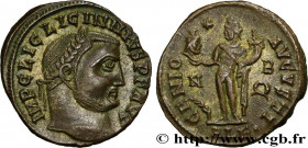 LICINIUS I
Type : Follis ou nummus 
Date : 313 
Mint name / Town : Alexandrie 
Metal : copper 
Diameter : 21  mm
Orientation dies : 6  h.
Weight : 4,2...