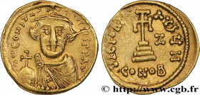 CONSTANS II
Type : Solidus 
Date : 648-649 
Mint name / Town : Constantinople 
Metal : gold 
Millesimal fineness : 1.000  ‰
Diameter : 19,5  mm
Orient...