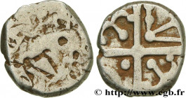 GALLIA - SOUTH WESTERN GAUL - CADURCI (Area of Cahors)
Type : Drachme “du type de Cuzance”, imitation du type triangulaire S. 142 
Date : c. 58-52 AC....