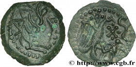 GALLIA - CARNUTES (Beauce area)
Type : Bronze “aux oiseaux et au serpent” 
Date : Ier siècle avant J.-C. 
Mint name / Town : Chartres (28) 
Metal : br...