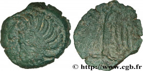GALLIA - CARNUTES (Beauce area)
Type : Bronze à l’aigle et à la rouelle, tête à gauche 
Date : c. 52 AC. 
Mint name / Town : Chartres (28) 
Metal : br...