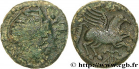 GALLIA - CARNUTES (Beauce area)
Type : Bronze PIXTILOS classe VI au griffon courant 
Date : Ier siècle avant J.-C. 
Mint name / Town : Chartres (28) 
...