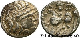 DANUBIAN CELTS - HUNGARY
Type : Drachme du “type Kapostal, kleingeld” 
Date : c. Ier siècle AC. 
Metal : silver 
Diameter : 14,5  mm
Orientation dies ...