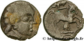 NAMNETES (Area of Nantes)
Type : Drachme d’argent à l'hippophore 
Date : c.80-50 AC. 
Mint name / Town : Nantes (44) 
Metal : silver 
Diameter : 13  m...